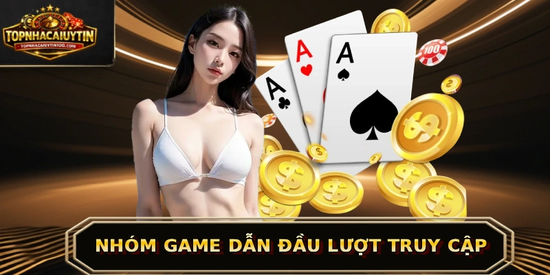 Nhóm game dẫn đầu lượt truy cập